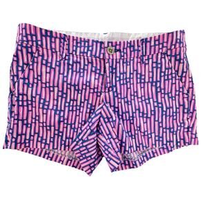 Lilly Pulitzer Callahan Short‎ Size 6 Mandevilla Pink Slathouse Stripe Preppy